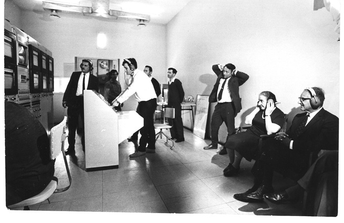 The old control room of Technion Wind Tunnel Complex