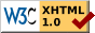 Valid XHTML 1.0!