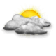 Nuvoloso con locali aperture