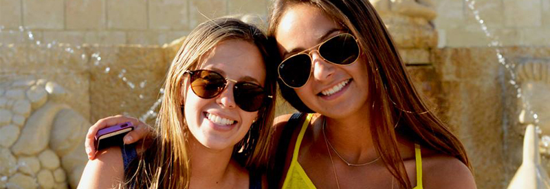 Young adults enjoy Israel