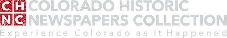 Colorado Historic Newspapers Collection