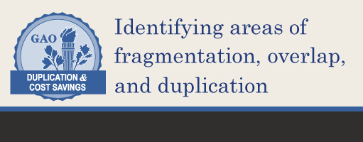 Identifying areas of fragmentation, overlap, and duplication