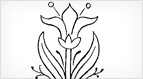 Free Embroidery Pattern: Simple Lily