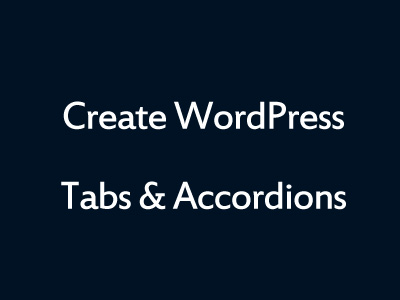 WordPress Tabs Plugin