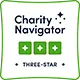Charity Navigator Three-Star Rating