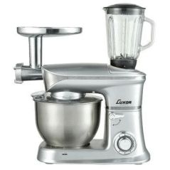 Luxor professional mixer 7 liters - blender - meat grinder - 1300W - silver color - AHY-262