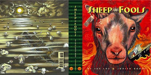 כריכת הספר Sheep of Fools משנת 2005. שם הספר הוא משחק מילים המתייחס ל ספינת השוטים . הספר מתאר את ההיסטוריה של...