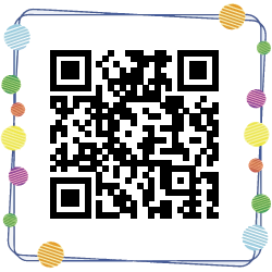 مولد كود qr إطارات ملونة
