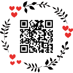 generatore di codice qr Cornici colorate