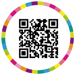 qr generátor kódu Farebné rámy 6