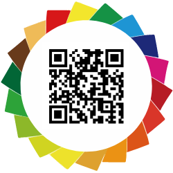 qr generátor kódu Farebné rámy 7